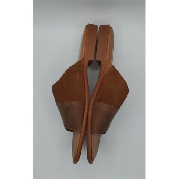 Kodiak Womens Alexi Brown Rust Leather Suede Slide Sandals Size 8.5 - Picture 7 of 13